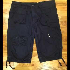 Sean John dark blue shorts